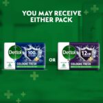Dettol Cologne Fresh Bathing Soap Bar with 12hr Freshness 150g Pack of 4, (600gm) - Image 3