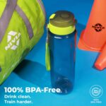 Nivia Dagger Dew Water Bottle, BPA Free, Leak Proof, Easy Grip, Easy-to-Clean, Odour-Free Bottle, for Sports & Travel, Durable & Reusable - 800ML, Green - Image 4