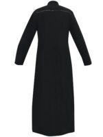 AL-AHAD Men's Collar Stitch Thobe - Mandarin Collar with Contrast Stitching - Elegant Traditional Islamic Attire - Image 5