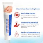 Diabetic Foot Ulcer Healing Cream | Wound Care & Skin Repair Cream | Soothes, Heals & Protects Cracked Heels, Foot Ulcers & Dry Skin | For Diabetic Foot Care - Image 4