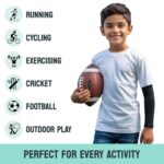 Kids Arm Sleeves – Protective Arm Covers for Boys & Girls, Ages 5–13, UV Sun Protection, Perfect for Sports, Cycling, Running, and Outdoor Activities - Image 6