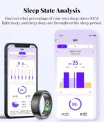 Smart Ring with Health Tracking, Multisport Modes - Ultra Waterproof IP68, 7 Days Battery Life, Ideal Gifts for Occasions - App Compatible for Android for iOS - Image 6