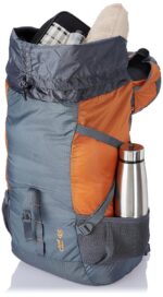 Wildcraft 45 Ltrs Grey and Orange 2 Compartment Rucksack Large - Image 3