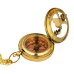 Personalized Pocket Compass Sundial Brass Nautical Birthday Gift for Your lovedones - Image 4