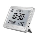 Bnf®Muslim Prayer Clock Digital Clock Table Clock Party Azan Alarm Clock Islamic White White Screen|Home & Garden | Home D©cor |1 Islamic Azan Alarm Clock - Image 4