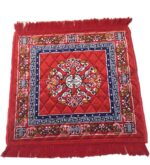 Prayer Mat | Aasan Mat | Meditation Prayer Carpet Mat | Pooja Aasan Mat |Traditional Prayer Mat |Medium Size | Red Color | Pack of 1 | - Image 4