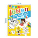 Jumbo Colouring Book 2 - Activity Coloring Book - Gift to children for painting, drawing and colouring with reference guide - Colouring Activities - Age 3+ - Image 4