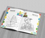 Jumbo Colouring Book 2 - Activity Coloring Book - Gift to children for painting, drawing and colouring with reference guide - Colouring Activities - Age 3+ - Image 6