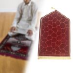 Creations Islamic Muslim Prayer Rug Flannel Carpet Soft 25.5x45inch for Kids Men Women Style EHome & Garden|Rugs & Carpets|Door Mats & Floor Mats - Image 9