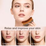 ALINCOLN Lymphatic Brush Guasha | Face Sculpting Tool for De-Puffing, Jawline Definition & Skin Firming | Soft Bristle Facial Lymphatic Drainage Brush for Massage & Skincare Use - Image 3