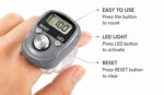 MOBIASHTA Digital Tasbeeh Hand Tally Counter Finger Ring Digital Counting MachineCounter Tasbeeh & Jaap mala for Counting Purpose with LED (1 Pc -Color Will be Sent as per Availability) - Image 4