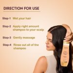 Jovees Herbal Henna & Ginseng Anti Hair Fall Shampoo | Controls Hair Fall & Promotes Hair Growth | Enriched With Henna, Ginseng & Amla Extract | Suitable for All Hair Types | Men & Women - 300ml - Image 5