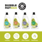 BubbleNut Wash Dishwash Liquid Fragrance Free, Unscented, Free and Clear, Natural, (1000 ml), Herbal, Soap nuts based, Ecofriendly, Baby safe, Dishwashing liquid (1 litre) - Image 7