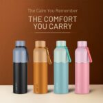 Perch Zenith ISI Certified Hot and Cold Steel Water Bottle 1 LTR, Vacuum Insulated Flask for Adults | BPA-Free, Leakproof | Easy to Carry Bottle for Office, School, Gym (Baby Pink) - Image 8