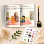 Little Muslims, Big Curiosity: Why Do We Go for Hajj? includes a crochet bookmark and Islamic stickers. - Image 3
