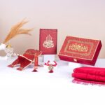 HADIYAH Maroon Bridal Hamper - The Bling Collection with English Translation Quran Quran with Resin Tasbeeh with Dome shape - Image 3