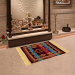 Kuber Industries Pack of 12 Velvet Square Prayer Mat | Multicolor | 62x62 cm - Image 3