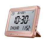 MYADDICTION Muslim Prayer Clock Digital Clock Table Clock Party Azan Alarm Clock Islamic Gold White Screen - Image 5