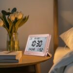 MYADDICTION Muslim Prayer Clock Digital Clock Table Clock Party Azan Alarm Clock Islamic Gold White Screen - Image 9