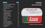 First Aid Buddy First Aid Kit for Home/Office/Shop/Workplace by Add-on Safety (with all item inside) - Image 3