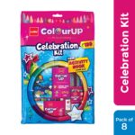 Cello ColourUp Celebration Kit | Colour Set for Kids with Crayons, Sketch Pens, Coloured Pens & Activity Book | Perfect for Kids Gifting & New Year Gift - Image 3