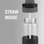MILTON Navi 800 2-in-1 Lid Sip or Gulp Water Bottle 800 ml | Sturdy Handle I BPA Free| Food-Grade | One-Touch Open | Leak-Proof | Ideal for Office, School, College, Gym, Black - Image 5