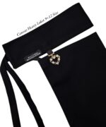 Women Black Heavy Canvas Hijab Niqab with Nose Pis | Bedoon Prince Dubai Abaya Burkha Latest Style Saudi Naqaab | Islamic Wear for Muslim Women & Girls - Image 3