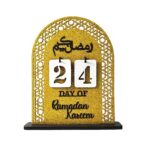 Ramadan Calendar Ramadan Mubarak Decor Eid Decoration Sign Ramadan Kareem Islamic Table Decor Ramadan Gifts, Ramadan to Eid Countdown Calender - Image 3