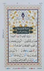 Al Quran Al Kareem Pouch Quran – 3 Volume Set Color Coded (Ref. 23 No.) | 13 Line Arabic Script | Art Paper Edition | Portable Quran Set - Image 5