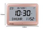 Azan Clock for USA-Automatic Worldwide Digital 8 Azan Prayer Sounds Islamic Wall and Desk Clock - Image 7