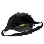Tactical Waist Bag for Men- Heavy-Duty 3-Pocket Military Fanny Pack, Water-Resistant Nylon Chest Rig & Hip Pouch - Large Capacity Utility Belt Bag for Hiking,Camping, Fishing, & Outdoor Sports (Black) - Image 3