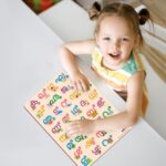 Webby Wooden Malayalam Alphabets Montessori Educational Pre-School Puzzle Toy for Kids - Image 5