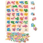 Webby Wooden Malayalam Alphabets Montessori Educational Pre-School Puzzle Toy for Kids - Image 7
