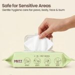 Mutt of course Pet Wipes for Dogs & Cats | Wet Wipes 99.9% Water-Based | No Praben | No Alcohol | No Sulphate | 72 Large-Sized Wipes Pack of 2 - Image 3