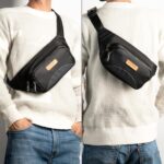 Elmira Sling Bag for Men & Women – Premium Reversible Polyester Waist Bag, Fanny Pack with 3 Zipper Compartments, Water-Resistant, Card & Key Holder, Adjustable Nylon Strap - Image 4