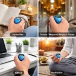 LED Finger Tally Counter Digital Tasbeeh 5 Digit Clicker for Office Stress Relief, Travel Portable Counter for Yoga Meditation Breathing Exercise Use - Image 4