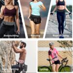 Running Belt Fanny Pack for Women，Water Resistant Large Capacity Waist Pack for iPhone 16 15 14 13 Samsung，Lightweight Running Phone Holder，Slim Money Belt Running Pouch for Hiking Outdoor, Black, 65 - Image 9