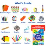 Skillmatics Ultimate Art & Craft Activity Kit for Kids – 2000+ DIY Craft Pieces with Step-by-Step Instructions, Creative Supplies & Gift Set for Girls & Boys Ages 6, 7, 8, 9, 10, 11, 12, & 13 - Image 3