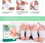 Foot patch (Pack of 4) Detox Foot Pads Bamboo Vinegar – Herbal Overnight Foot Detox Patch for Toxin Removal, Body Cleanse & Relaxation Deep Cleansing, Stress Relief & Better Sleep (1BOXES = 10Patches) (40)patch - Image 3