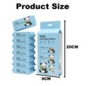 64 pcs Mini Baby Wipes Disposable Portable Pocket Water Wipes Baby Skin Care Wet Tissue Travel Children Baby Hand & Face Baby Sanitizing Cleansing/Moisturising Wipes For Fresh (8×8, 1 Pack) - Image 3
