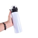 Virat Kohli Sipper Water Bottle Aluminium Sublimation Bottle with Leak-Proof Cap Lightweight & Durable Stylish Bottle for School Gym Travel & Sports Use (VK-750ml-05) - Image 3