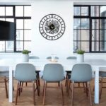 AUROMIN ; The Art of Ingenuity Kalima Shahada Metal Islamic Clock for Home & Hall, Fancy Unique Designer Big Size Roman Number Islamic Wall Watch (Black 40Cm) - Image 4