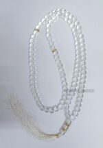 Combo Transparent Tasbeeh 100 Glass Beads Muslim Islamic Salat Prayer Tasbih Mala 16 Inches Long Tasbeeh for Travel Tasbeeh Counter For Unisex Adult (Firozi/Turquoise and Clear) - Image 3