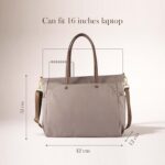 Dash Designs Women's Laptop Bag (16 inch horizontal length),Large Capacity Shoulder Tote for Documents - Image 4