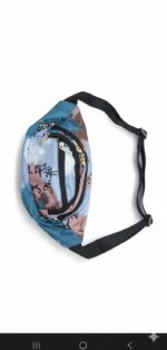 Stylish Fanny Pack Waist Bag for Men & Women | Camo Pattern Design with Adjustable Strap | Lightweight Travel Pouch for Outdoor, Sports & Everyday Use (Blue) - Image 4