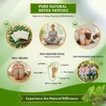 Herbal Giloy Detox Foot Patches (10 Patches) Stress Relief and Bloating Support, Body Detox Foot Patches, Night Use Herbal Wellness Patches for Relaxation Natural Ingredient, Foot Pads for Men & Women (Pack of 10 patch) - Image 5