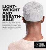 Tough Headwear Kufi Hat - Kufi Hats for Men Muslim, Turkish Kufi Cap - Image 4