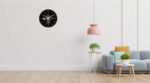 ashit Islamic Wall Clock with Arabic Calligraphy, Black 12-Hour Display Black for Living Room, Badroom, Shop, Office - Image 6