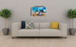 Makkah Madina Islamic Wall Sticker – 18x12 Inch Vinyl Poster of Kaaba and Mosque – Self-Adhesive, Waterproof, and Removable – Ideal for Home, Mosque, and Office Decoration - Image 3