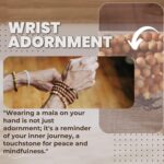 RDK Sandalwood Mala for Meditation and Prayer, Natural Chandan Prayer Beads, Beige Spiritual Japa Mala for Chanting, Meditation and Yoga Practice, Unisex Religious and Spiritual Item 108+1 Beads Size 8 MM - Image 7